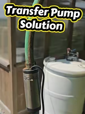POV: Moving water, diesel, or oil from a tank or barrel used to mean messy siphons and spills until this 12V pump made it clean and fast ⛽💧 This 12V Portable Submersible Transfer Pump is a garage essential. Clips to any car or truck battery, strong flow rate, stainless steel build, and handles fuel, water, and more. Perfect for boats, farms, construction, or emergency use. Drop it in, connect the power, and let it pump — no mess, no struggle. If you transfer liquids regularly, this pump will save you time and headaches every single time. Drop a ⛽ if you need this! Tap the orange cart 🛒 #SubmersiblePump #FuelTransferPump #12VPump #DieselPump #GarageTools 