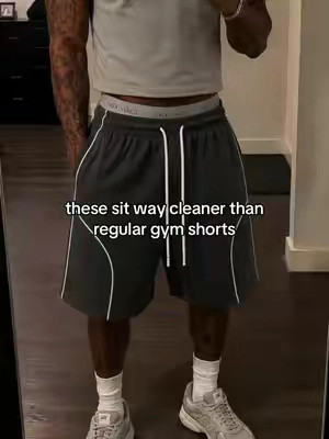 the length changed everything #trackshorts #mensshorts #longshorts #OOTD #fyp 