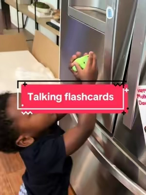 Such a great toddler activity! #kidslearning #learningactivitiesfortoddlers #learningactivities #kokodi #talkingflashcards 