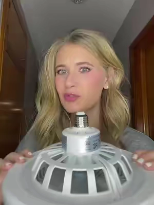 Screw in a fan and stay cool this summer! Such a good fix for those hot rooms in the house. #socketfan #ceilingfan #summermusthaves #tiktokshopsummersale @Bell and Howell 