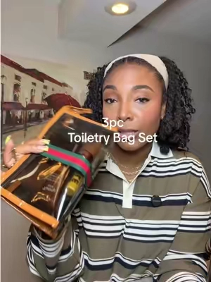 And it’s giving designer ?? Yeah, need that 😍😍 #vanitybag #toiletrybag #toiletrypouch #toiletrybags #travelessentials 
