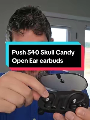 Experience powerful sound with the Skullcandy Push 540 open-ear earbuds. Stay aware of your surroundings while enjoying your music, podcasts, or calls with a secure, comfortable fit that’s perfect for workouts, running, or everyday wear. Long battery life and a lightweight design make them easy to wear all day. #Skullcandy #OpenEarEarbuds #WirelessAudio #WorkoutGear #BluetoothEarbuds 