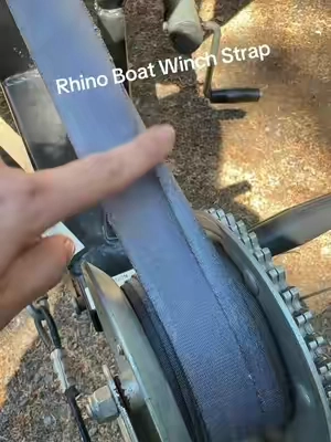 An easy piece of mind. Heavy duty winch strap by Rhino. Check the sale price and grab free shipping. @Rhino USA #rhino #winchstrap #boating #lakelife #boattrailer 
