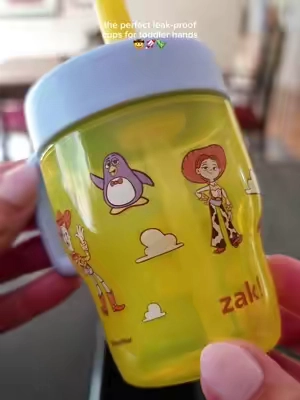 The perfect cup for kids #kidscup #leakprooftumbler #kidsoftiktok #toddlersoftiktok #momhack 
