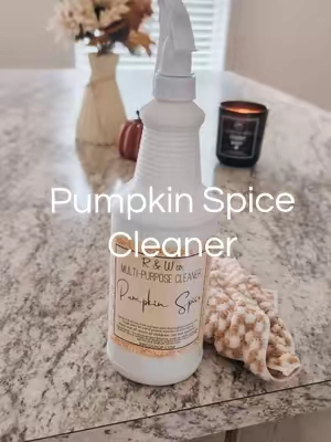 the way this cleaner instantly transports my mind to Fall is astonishing! and it cleans well @R&W Co. #cleaner #CleanTok #fall #pumpkin #pumpkinspice 