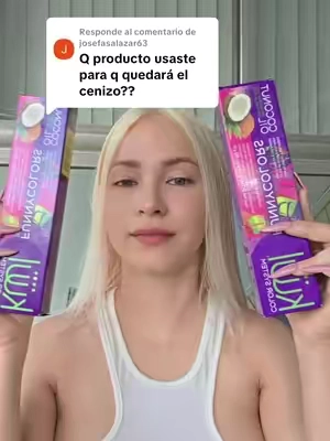 Respuesta a @josefasalazar63 Baño de color para un tono platinado #kuul #rubias #tintesdecabello 