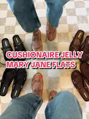 @Cushionaire  #cushionaire #jellyshoes #jellysandals #maryjaneshoes  #falloutfits  