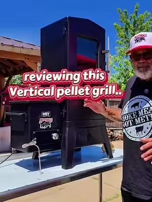 I found that this pellet grill, vertical pellet grill is going to be a good little pellet grill.. I believe this pellet grill would be great for people that luve in apartments and not so big that they cant have it there. #pelletgrill #grill #bbq #summerfinds #tiktokshopsummersale @MAISON BACKYARDS 