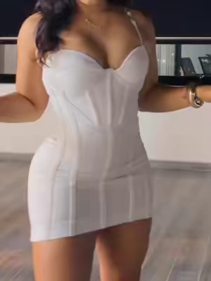Turned this Fashionnova dress into a mini it was originally a Midi #tiktokshopcreatorpicks #00TD #fashiontiktok #partydress #fashionnova 
