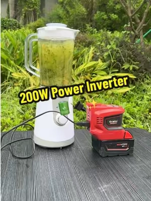 Compact 200W Inverter-Compatible with Your Milwaukee Batteries.🔋🔌 Check The Orange Cart Below.🎁#ecarke #inverter #powerinverter #milwaukee #battery 