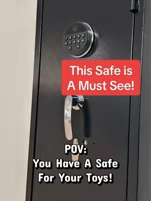 Safe storage safe with keypad and key access #storage #safe #tiktokshopsummersale #moneysafe #gunsafe
