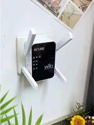 Amplificador de señal WiFi Extender para el hogar, repetidor de Internet inalámbrico de largo alcance con puerto Ethernet - Extensor de red de configuración de 1 toque para juegos, eliminar zonas muertas y almacenamiento en búfer #DealsForYouDays #summervibes #imprescindible #tendencia #fyp #util #esencial #gadgetviral #viral #parati #recomendado #comprarentiktok #tiendadetiktok #compraya #bonito #calidad 