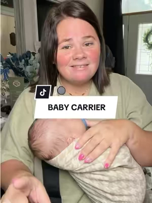Keeping the baby close while still having hands for big-brother duty. 😂🤎 #babycarrier #newbornmom #stage5clinger #velcrobaby #momfinds 