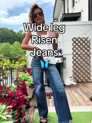 Wide leg no holes full length 30 inch inseam. These might be the best risen jeans yet.  Easy to dress up or down that perfect false staple denim.@Wild Oak Boutique 