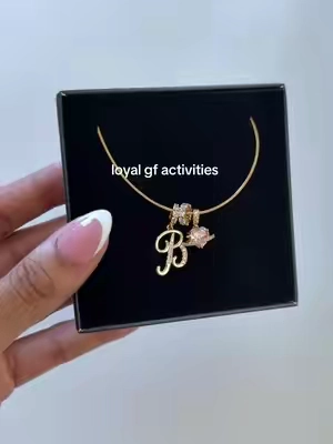 nothing compares #necklace #initialnecklace #jewelry #relateable #relationships 