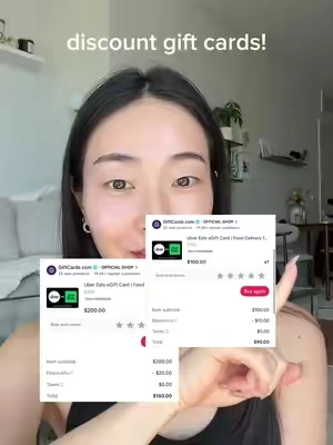 such a hack 😆 #giftcards #ubereats #weeklydeals #giftcard #tiktokshopsummersale