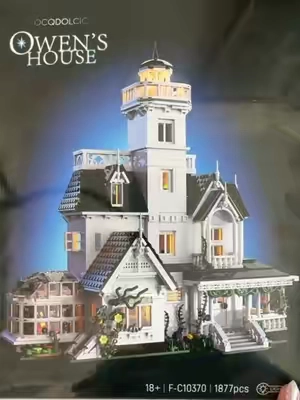 I can’t wait to see this movie-inspired building block set come to life. ✨🏡🖤 #buildingblocks #magichouse #witchhouse #magic 
