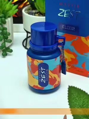 Mystik Zest Elixir Eau De Parfum Vaporisateur Natural Spray for Men and Women 100Ml 3.4fl.oz. #fyp #fragancia #beauty #perfume #man 