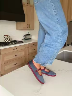 THIS COLOR COMBO ❤️ my favorite mary jane flats 