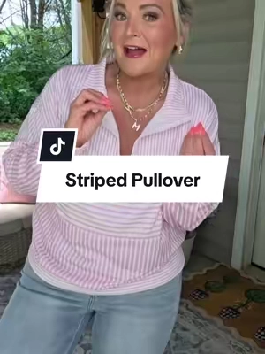 Lightweight half zip pullover, perfect for those cool Summer nights and great transition to Fall!@Fisoew Clothing Co. #pullover #longsleeve #midsizefashion #tiktokshopsummersale #CapCut 