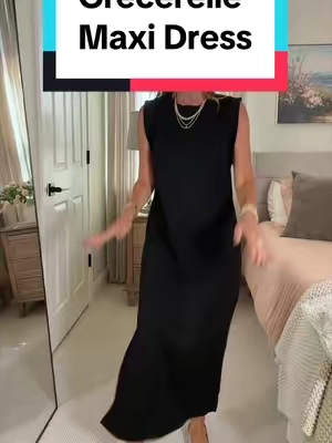 I love finding maxi dresses that are not dragging on the floor! Such a score 🎉 #WomensFashion #MaxiDress #SummerWins #Petite #Dresses @Grecerelle.fashion 