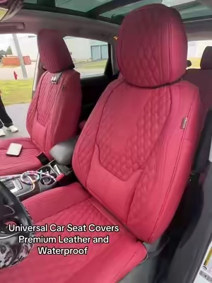 From black interior to red😍🔥🔥🔥🤏🏽🤏🏽🤏🏽 so fyeeee!!!! #newcar #cardecor #carseatcover #aylecia #blowthisup 