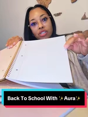 Back to school, work, university with ✨aura✨ with these high quality gold spiral notebooks. For the girlies who are sooooo not basic! Also, I hate cheap thin pages😫