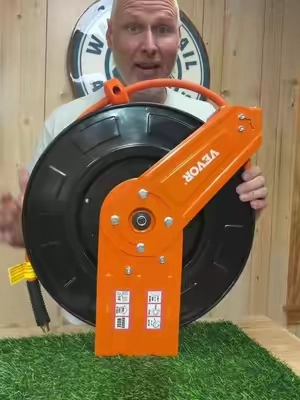 Retractable Air Hose Reel Keeps Your Garage Organized #VEVOR #AirHoseReel #GarageTools #TikTokShopCreatorPicks #TikTokShopSummerSale @VEVOR Home Store 