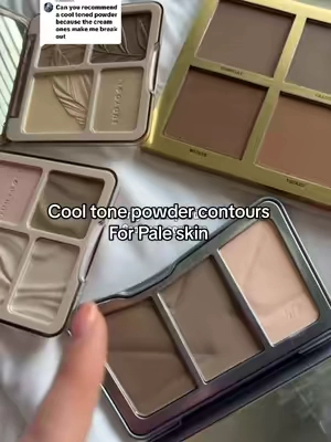 Replying to @goreable666 here are some of my favorite cool tone contours for pale skin powder edition. #cooltonecontour #cooltonepowdercontour #cooltonedmakeup #contour #contourtutorial 