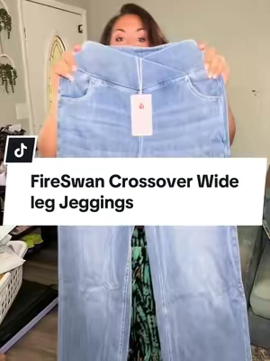 If you’re shopping for back-to-school clothes for girls, tween jeans, middle school outfits, or comfy jeggings, these crossover high-waisted jeggings are such a great find. 👖 Soft, stretchy denim look ✨ Comfortable enough for all-day wear 🎒 Perfect for school, weekends, and everyday outfits 💙 Flattering crossover waistband with tummy control These are the kind of pants that make getting dressed for school so much easier. @FireSwan Shop #fireswan #jeggings #tiktokshopcreatorpicks #tiktokshopfinds 