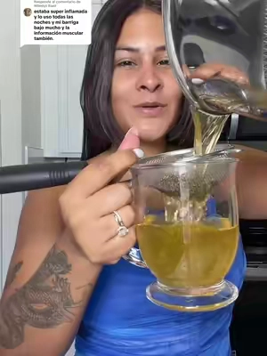 Respuesta a @Miledys Baez Este es el té que estoy tomando cuando quiero sentirme menos inflamada. 🌿🍵 #desinflamarelestomago #tiktokshopsummersale #paratii 