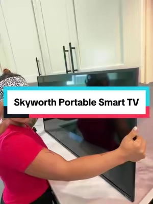 The Skyworth portable tv is on a crazy sale 😮‍💨  #tiktokshopsummersale #skyworth #portabletv #smarttv #summeressentials 