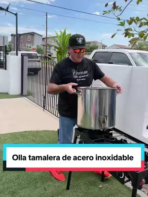 ROVSUN 20/24/52QT Stainless Steel Olla Tamalera con divisiones #unboxingtime #ollaparatamales #navidad #aceroinoxidable #tiktokshopcreatorpicks 