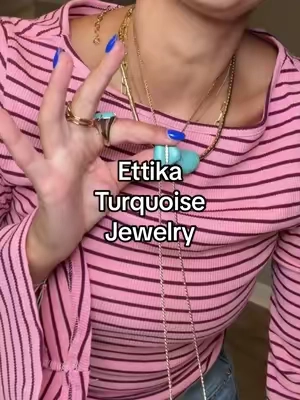 Ettika isn’t messing around with their jewelry, 10/10🩵 #ettika #turquoise #turquoisejewelry #jewelry #jewelryhaul 