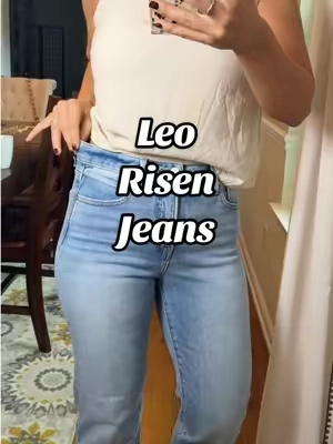 Leo Risen jeans. Dark wash is out of stock but the light was is back!! @Wild Oak Boutique 