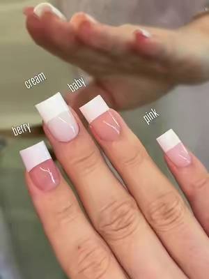 Which one is YOUR vibe? 👇🤍TC #nail #pressonnails #oldschool #nailart #frenchnails 