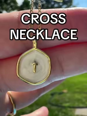 The sweetest gift ✝️🤍 #christiangifts #crossnecklace #crossjewelry #christianjewelry #christiantiktok 
