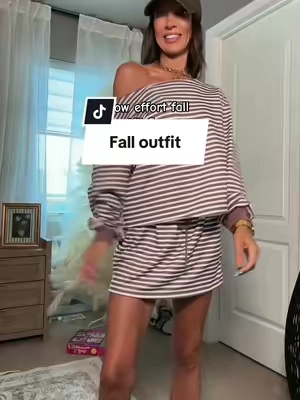 Comfortable and cute 2 piece set #fallfashion #tiktokshopcreatorpicks 