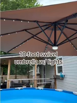 Why didn’t I get one of these sooner?? SUCH good quality and provides so much shade 👏🏼👏🏼 #umbrella #largeumbrella #outdoordecor #patiomakeover #outdooroasis 