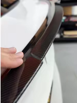 Model Y V-Style Trunk Spoiler!  https://www.tiktok.com/t/ZP9rgtrQM1SvT-eN1rj/ (Affiliate Link) @WheelX-M @WheelX-US 