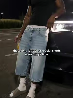 longer length just hits better #jorts #longshorts #capris #streetwear #OOTD 