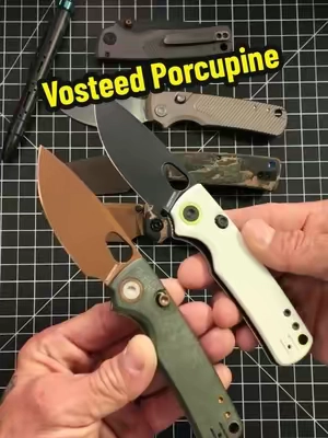 The Vosteed Porcupine packs a ton into a compact EDC. With a 2.99" 14C28N blade, button top liner lock, and your choice of Micarta or G10 handles, it's a solid everyday carry—and it's on a great deal right now.  #Vosteed #EDCKnife #PocketKnife #EverydayCarry #KnifeCommunity