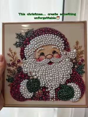 💕🎄🎅🏻Turn tiny pearls into Christmas magic. A relaxing DIY kit you'll love displaying all season. #DiamondPainting#christmascrafts #tiktokmademebuyit #christmas2026 #sephoraalışverişim 