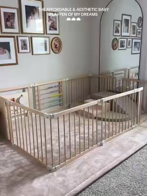 The built in toys are sooo fun 💗 #Baby #BabyPlay #Playpen #BabyRegistry #6Months 