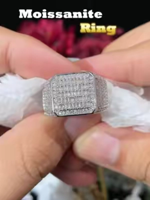 Moissanite Rings with Insane Brilliance!#delzzad #2026trend #summerlooks #bidandwin #tiktokshopsummersale #moissanitejewelry #icedout #moissanitering #hiphopjewelry #summeressentials #affordablefashion #moissanite
