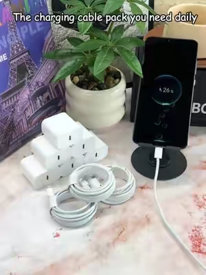 Finally I don’t have to hunt for charging cables! This cable pack is exactly what I’ve been looking for.#fastcharging #chargingcord #homeessentials #tiktokshopfinds #techtok