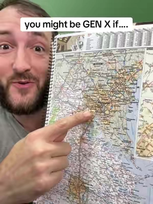 you might be GEN X if you remember using a Rand McNally Road Atlas… #genx #roadtrip #familytravel #roadtrippin #atlas 