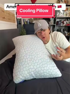 The difference is insane… #coolingpillow #alcedo #tiktokshopcreatorpicks #summerwins #tiktokshop 