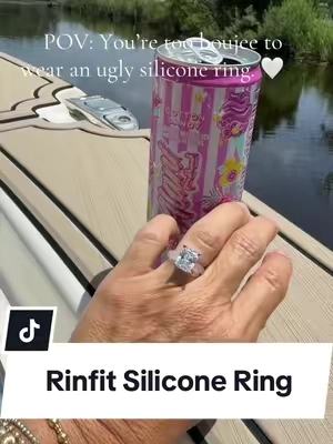 This ring is so gorgeous in person 💎💍perfect for vacation, traveling, or the gym @Rinfit Rings #tiktokshopsummersale #summerwins #summervibes #rinfitrings 