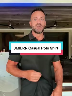 The JMIERR Men’s Casual Polo Shirt is lightweight, breathable, and made with comfortable stretch, so you get a clean, polished look without giving up comfort. Wear it with shorts for a casual day out or dress it up with jeans or chinos for dinner. #menspoloshirt #poloshirt #mensshirt #mensstyle #mensfashion 